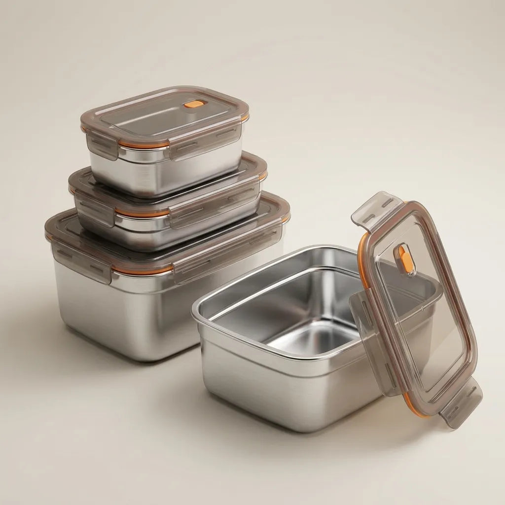 KüchenTherm - Stainless Steel Tupperware