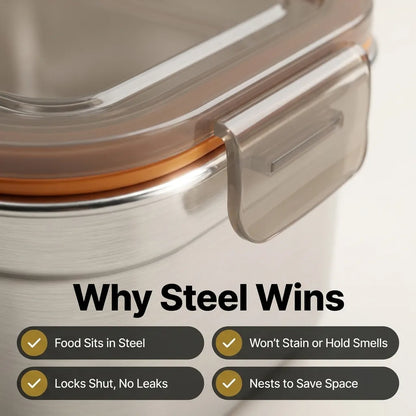 KüchenTherm - Stainless Steel Tupperware