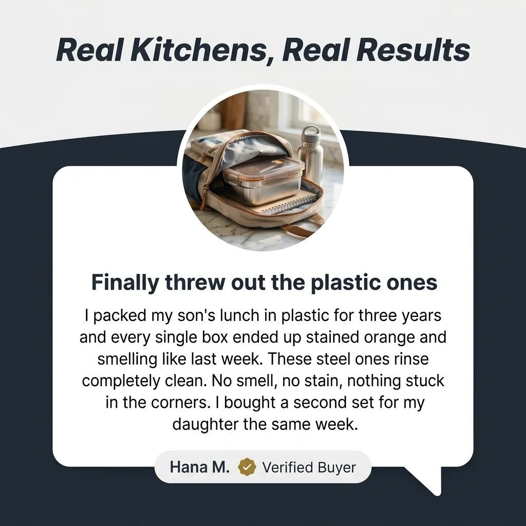 KüchenTherm - Stainless Steel Tupperware